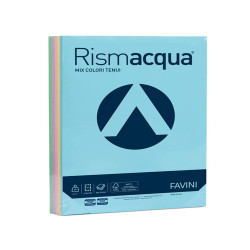 Carta Rismacqua - A4 - 90 gr - mix 5 colori - Favini - conf. 300 fogli