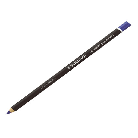Matita Lumocolor Glasochrom - permanente  - blu - Staedtler