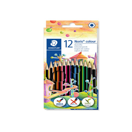 Matite colorate Noris Colour - colori assortiti - Staedtler - astuccio 12 pezzi