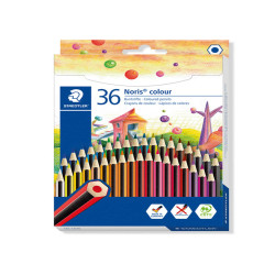 Matite colorate Noris Colour - in Wopex - colori assortiti - Staedtler - astuccio 36 pezzi