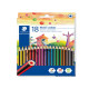 Matite colorateNoris Colour - in wopex - colori assortiti - Staedtler - astuccio 18 pezzi