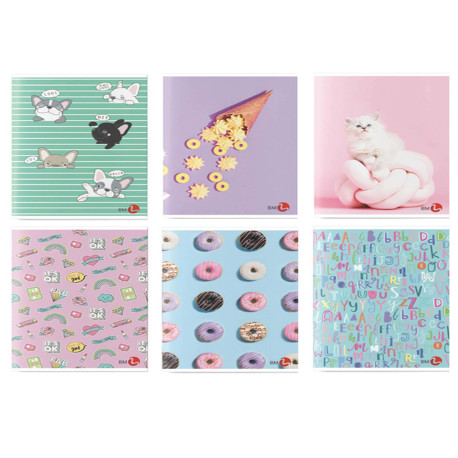 Maxiquaderno Bambina fantasia - A4 - rigo di 1a - 40+2 fogli - 80gr - BM