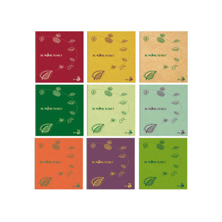 Maxiquaderno Be More Planet - A4 - 1 rigo - 38 fogli - 80gr - BM