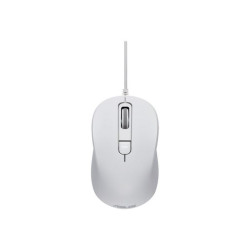 ASUS MU101C Blue Ray Silent - Mouse - per destrorsi e per sinistrorsi - ottica - 3 pulsanti - cablat