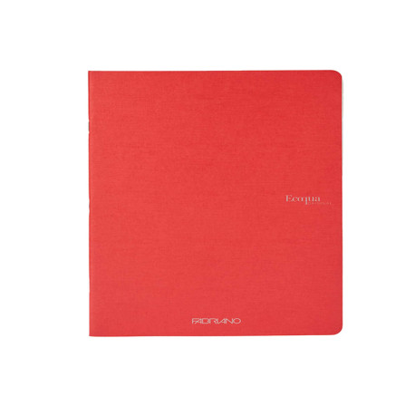 Maxiquaderno Ecoqua original PM - A4  - 1 rigo - 40 fogli - 90gr - lampone -Fabriano
