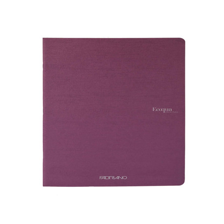 Maxiquaderno Ecoqua original PM - A4 - 1 rigo - 40 fogli - 90gr - vino - Fabriano
