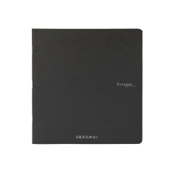 Maxiquaderno Ecoqua original PM - A4 - 1 rigo - 40 fogli - nero - 90gr - Fabriano