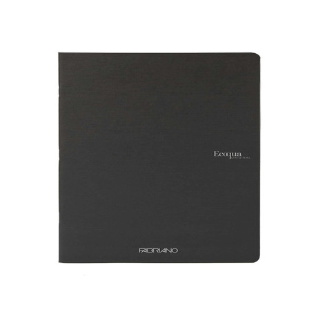Maxiquaderno Ecoqua original PM - A4 - 1 rigo - 40 fogli - nero - 90gr - Fabriano