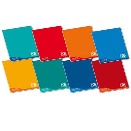 Maxiquaderno Linea Blu One Color - A4 - rigo di 1a - 18 + 1 fogli - 100gr - Blasetti