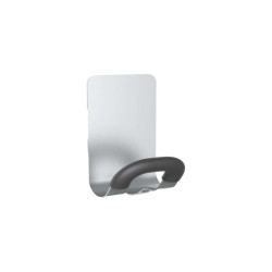 Appendiabiti magnetico - 7,4 x 6,8 x 14,3 cm - 1 posto - acciaio/ABS - Alba