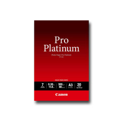 Canon Photo Paper Pro Platinum - A3 (297 x 420 mm) - 300 g/m² - 20 fogli carta fotografica - per PIXMA Pro9000, Pro9500