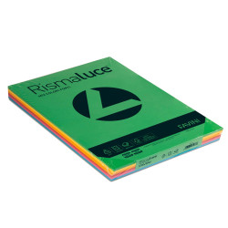 Carta Rismaluce - A3 - 140 gr - mix 6 colori - Favini - conf. 200 fogli