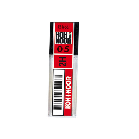 Micromine - mina 0,5mm - gradazione 2H - Koh.I.Noor - astuccio 12 mine