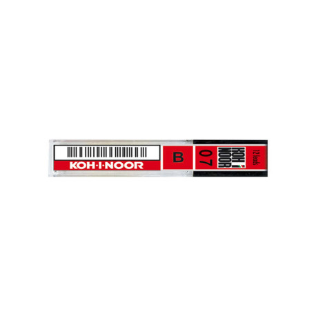 Micromine - mina 0,7mm - gradazione B - Koh.I.Noor - astuccio 12 mine