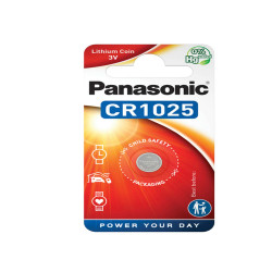 Micropila CR1025 - a pastiglia - litio - Panasonic - blister 1 pezzo