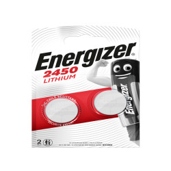 Micropila CR2450 - 3V - a pastiglia - Lithium - Energizer - blister 2 pezzi