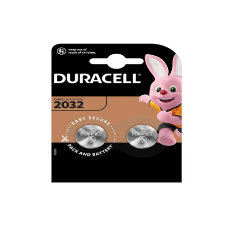 Micropila DL2032 - 3V - a pastiglia - litio - Duracell - blister 2 pezzi