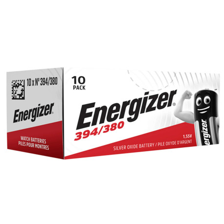 Micropila Watch 394-380 - a pastiglia - ossido argento - Energizer