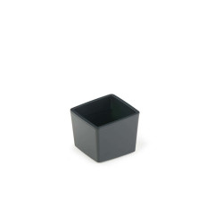 Mini cestino Coffee Point - 10x7,9x7,9 cm - ABS - nero - Durable