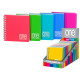 Miniquaderno One Color PP - A7 - 1 rigo - 80 fogli - 80 gr - c/fori - spiralato - Blasetti