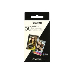 Canon ZINK - Autoadesivo - 50 x 76 mm 50 fogli carta fotografica - per Canon Zoemini- ivy CLIQ+2, CLIQ2- Zoemini C, S, S2