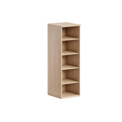 Mobile Agorà - alto a giorno - 45 x 46 x 181,8 cm - rovere