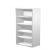 Mobile Agorà - alto a giorno - 80 x 45 x 181,8 cm - bianco