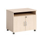 Mobile Agorà - di servizio - su ruote - 68 x 52 x 77 cm - rovere