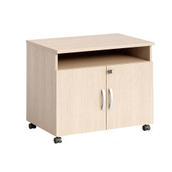 Mobile Agorà - di servizio - su ruote - 68 x 52 x 77 cm - rovere