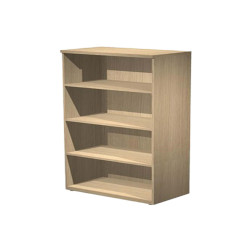 Mobile contenitore Agorà - medio a giorno - 80 x 45 x 136 cm - rovere