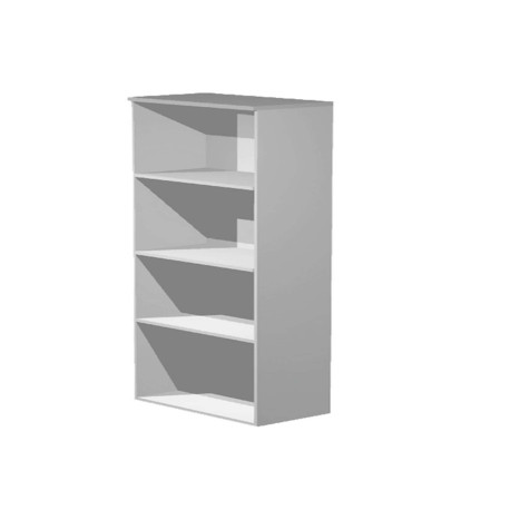 Mobile Easy - alto a giorno - 80 x 35 x 180 cm - grigio