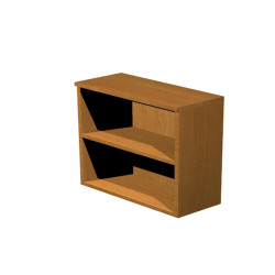 Mobile Easy - basso a giorno - 80 x 35 x 72 cm - noce chiaro