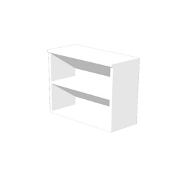 Mobile Easy - basso a giorno - 80 x 35x 72 cm - bianco