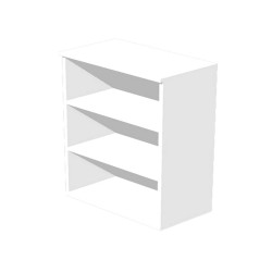 Mobile Easy - medio a giorno - 80 x 35 x 120 cm - bianco
