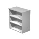 Mobile Easy - medio a giorno - 80 x 35 x 120 cm - grigio