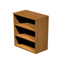 Mobile Easy - medio a giorno - 80 x 35 x 120 cm - noce chiaro