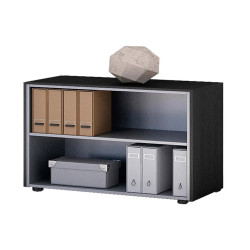 Mobile Prestige - basso a giorno - 82,8 x 43 x 81,4 cm - nero venato