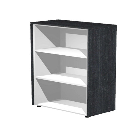 Mobile Prestige - medio a giorno - 82,8 x 43 x 119,8 cm - nero venato