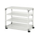 Mobile/carrello Multifunzione System 88 - con ruote - 4 ripiani - 75 x 43,2 x 87,9 cm - grigio - Durable