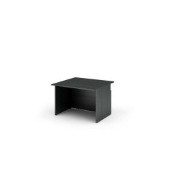 Modulo reception Prestige disabili - senza sopralzo - 80 x 97,5 x 72 cm - nero venato/bianco