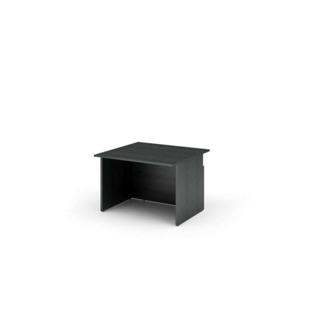 Modulo reception Prestige disabili - senza sopralzo - 80 x 97,5 x 72 cm - nero venato/bianco