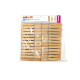 Molletta in legno - 72 x 10 mm - DECO - busta 50 pezzi