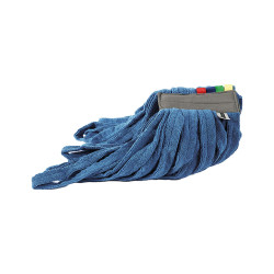 Mop Raptor - a frange tubolari - 350 gr - microfibra - blu - Perfetto