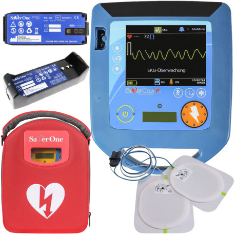Defibrillatore AMI Saver One P Manuale SVP-B0006 DAE ECG con Batteria Ricaricabile