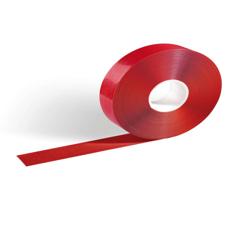 Nastro adesivo DURALINESTRONG 50/05 1021 - permanente - 5 cm x 30 m - rosso - Durable