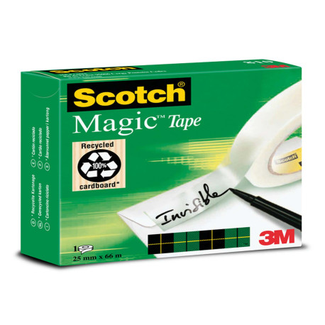 Nastro adesivo Magic 810 - 25 mm x 66 m - acrilico - trasparente - Scotch