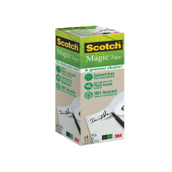 Nastro adesivo Magic 900 - 19 mm x 33 m - acrilico - trasparente - Scotch - Value Pack 9 rotoli