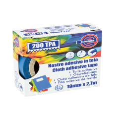 Nastro adesivo telato TPA 200 - 19 mm x 2,7 m - tela plastificata - blu - Eurocel