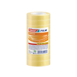 Nastro adesivo Tesafilm - 15 mm x 33 m - PP - trasparente - Tesa - torre 10 pezzi