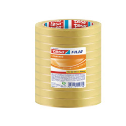 Nastro adesivo Tesafilm - 15 mm x 66 m - PP - trasparente - Tesa - torre 10 pezzi